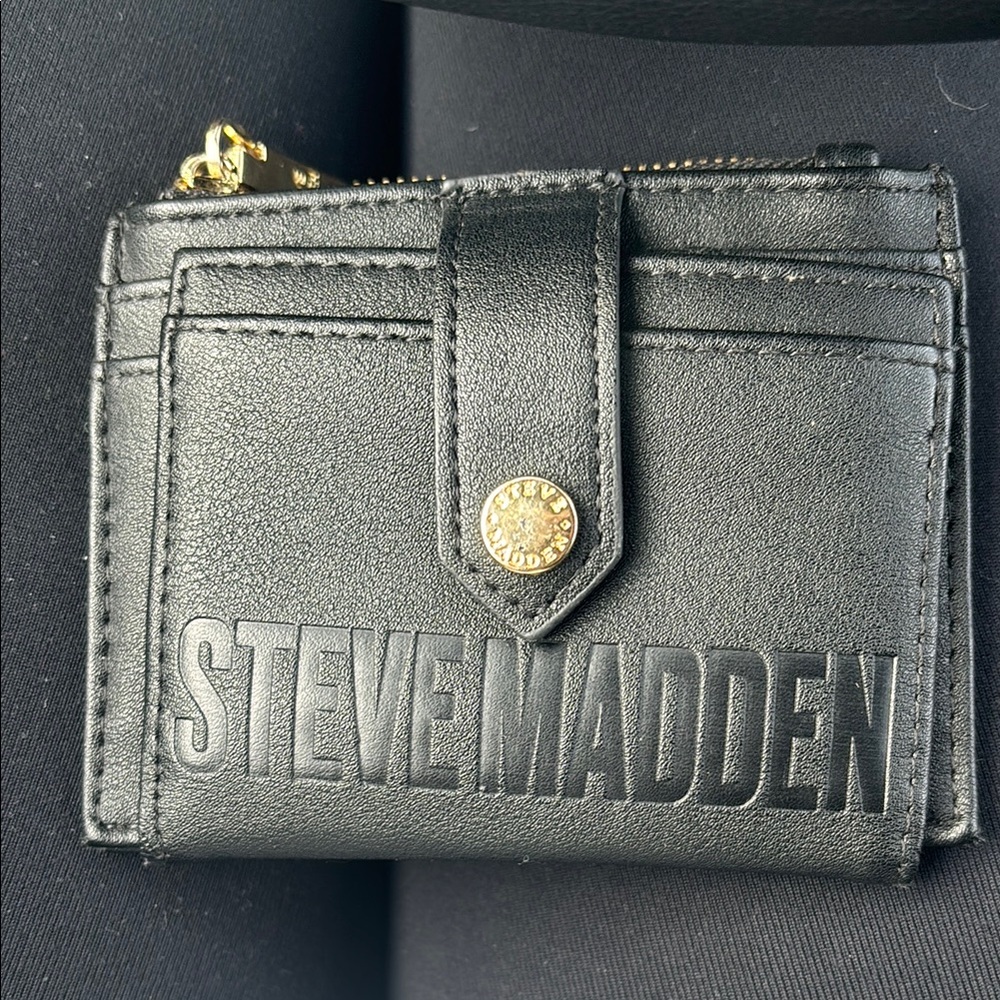 Steve Madden Black Wallet